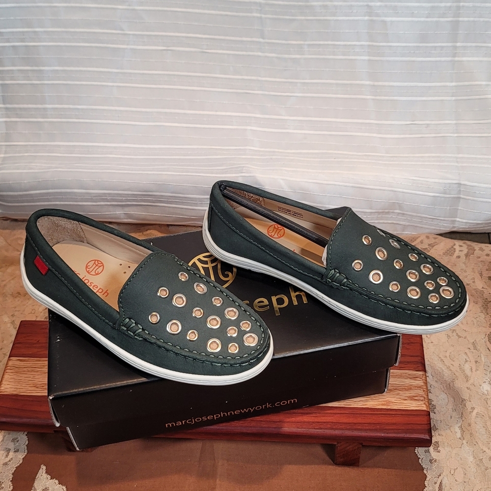 Marc Joseph New York Girl "Mott St."  Emerald Green Size 12